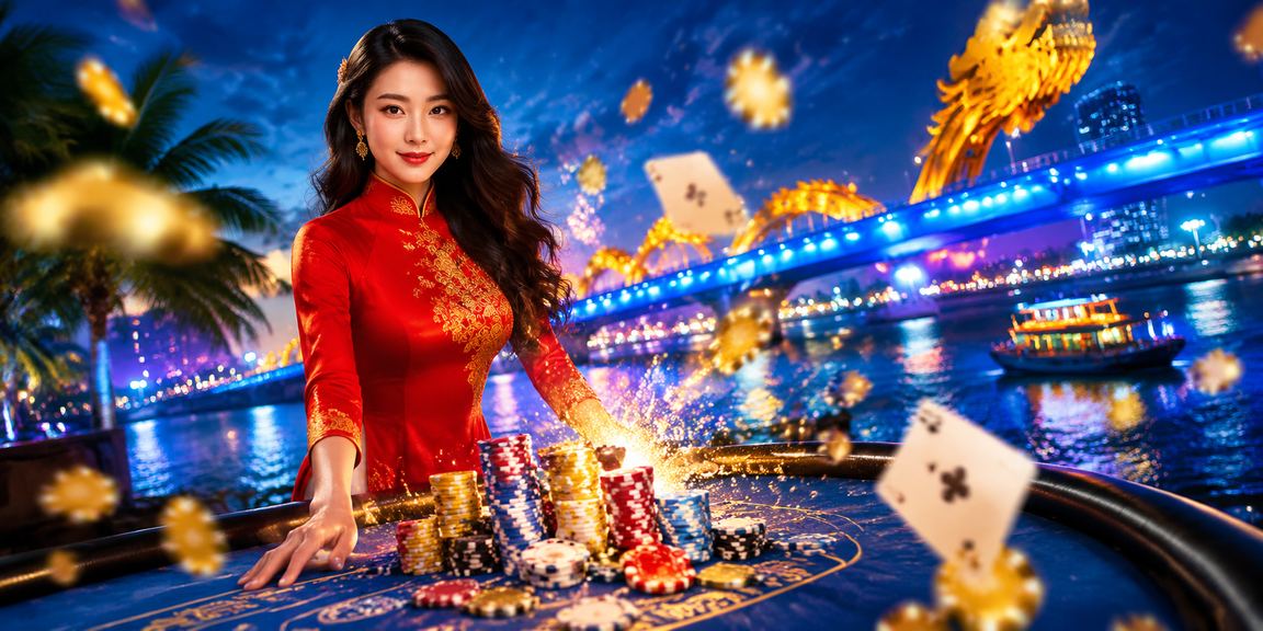 Trò chơi bài tại Đà Nẵng với trang phục áo dài truyền thống