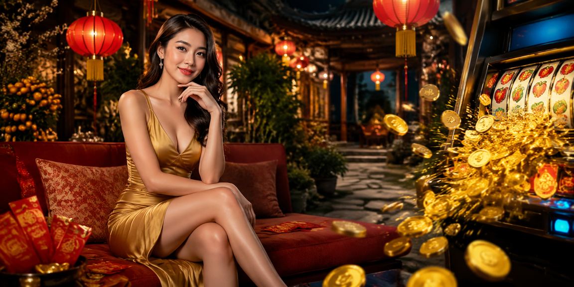 Người chơi slot game tại Ninh Bình dưới ánh đèn lồng rực rỡ về đêm